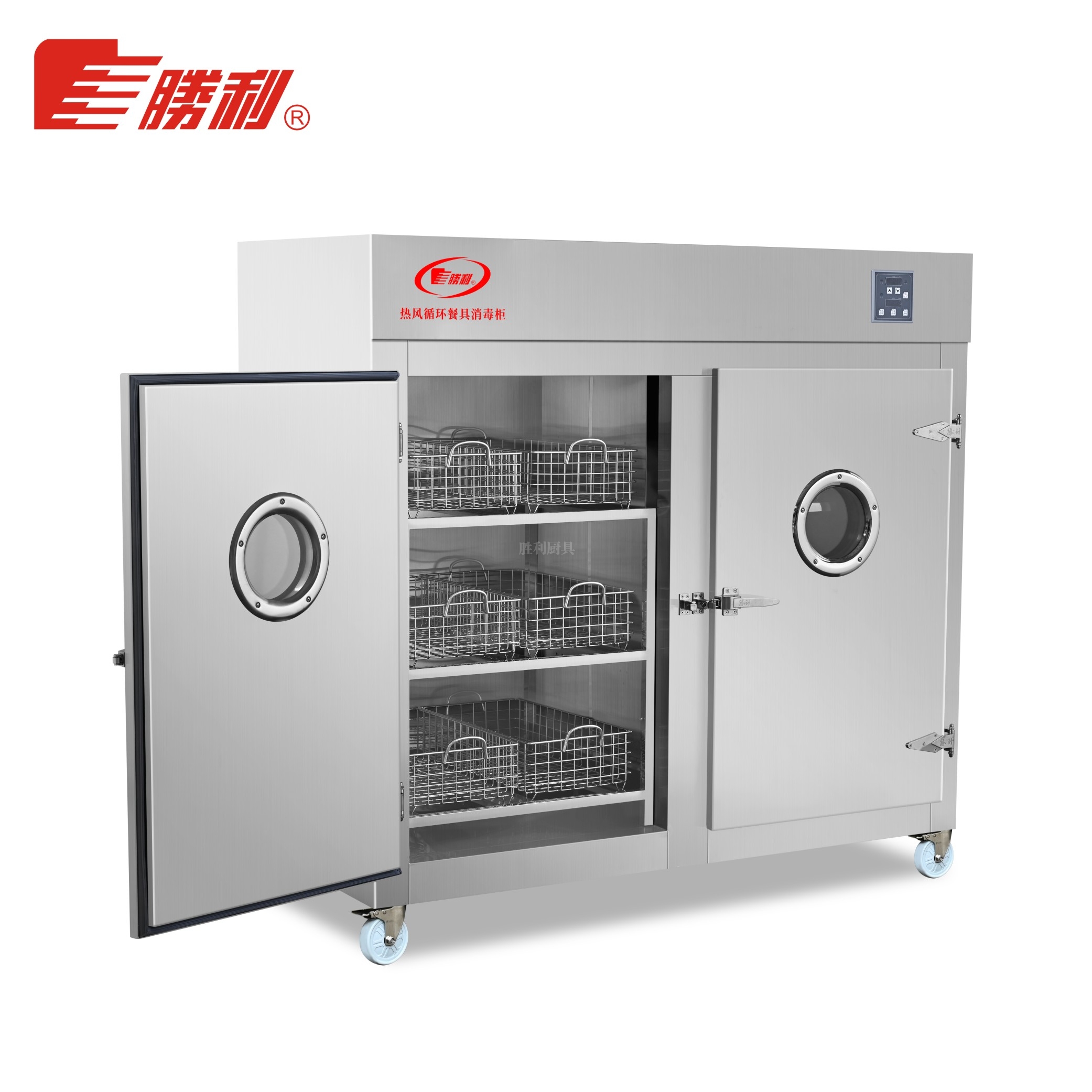 YDCX-6AF 不锈钢热风循环餐具消毒柜